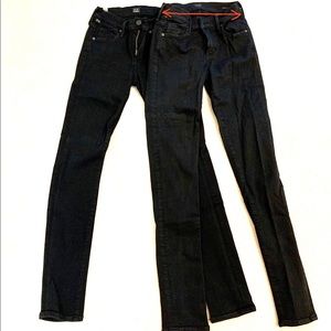 2 PAIRS of Citizens of Humanity Jeans Avedon (Ultra) Skinny